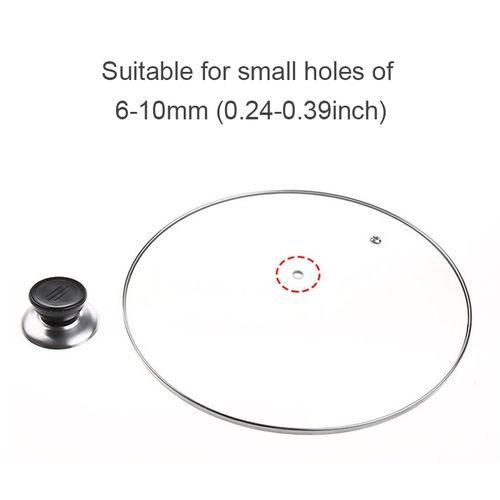 10 PCS Kitchen Universal Replaceable Pot Cover Handle Circular Plastic Knob