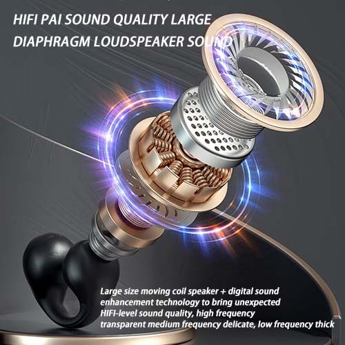 Bone Conduction Bluetooth Headphones Sports Ear Clips