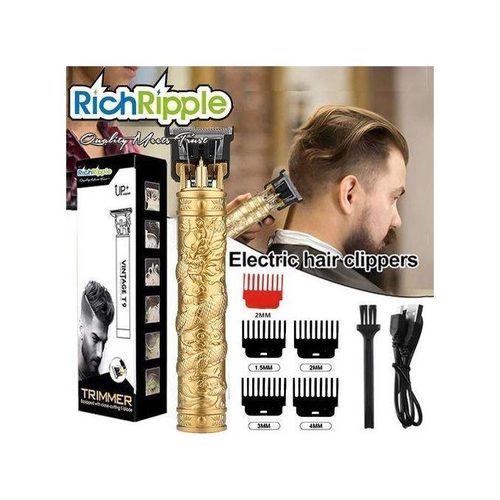 RichRipple T9 USB Charging Beard Trimmer Electric Clipper Hair Kit With Limit Comb
