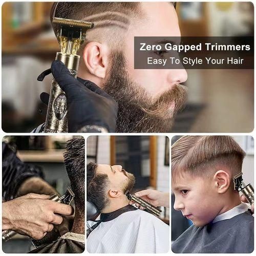 RichRipple T9 USB Charging Beard Trimmer Electric Clipper Hair Kit With Limit Comb