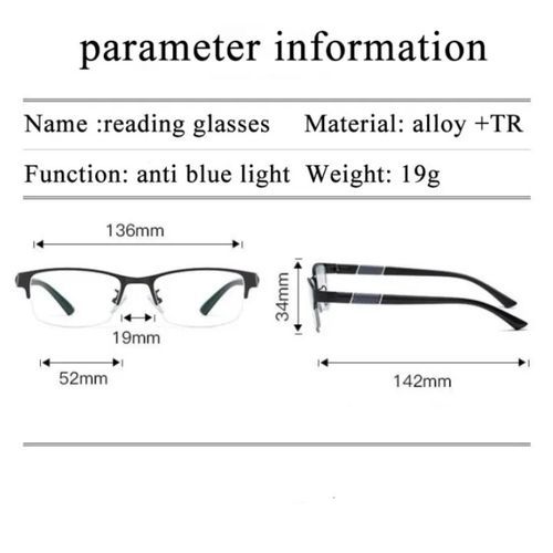 Super Light Portable Business Reading Glasses For Men