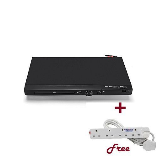 LG New!!!DVD Player DV390A, TV/Audio/VideoBlu-ray + Free Powerking 4-Way Extension