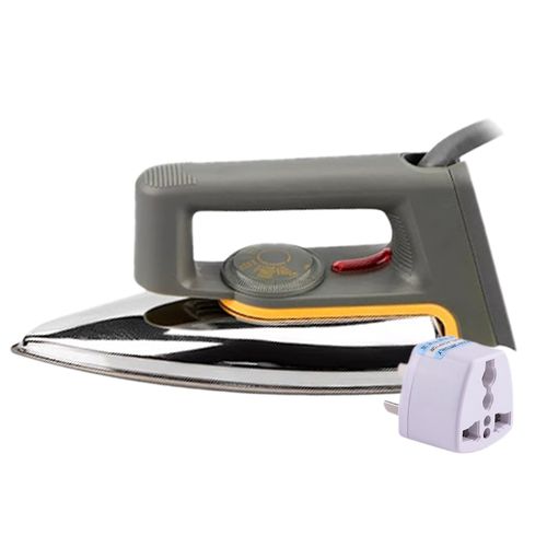 RAF R.1108 Non Stick Electric Flat Iron - Silver & Grey(1 YR WRTY)