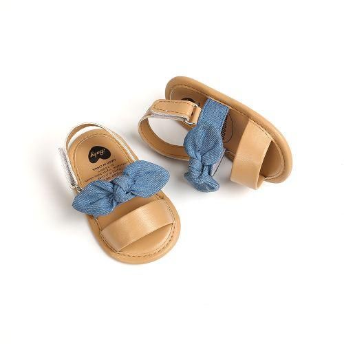 Baby Girls Princess Bowknot PU NonSlip Sandals