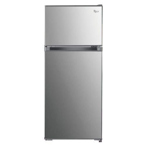 Roch 140 Liters Double Door Top Freezer Defrost Fridge – Silver(2YRS WRTY)
