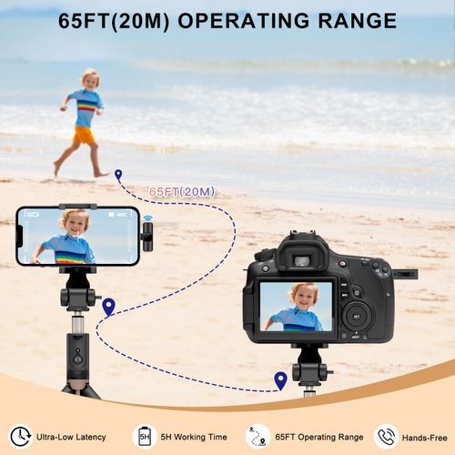Genera TiLECC Wireless Lavalier Microphone Portable Audio Video Recording Mini Mic For IPhone