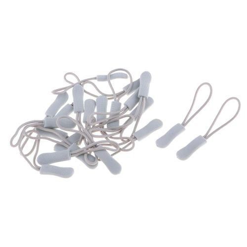 20pcs Zipper Tag Pulls Sturdy Nylon Cord Zipper Pull Color