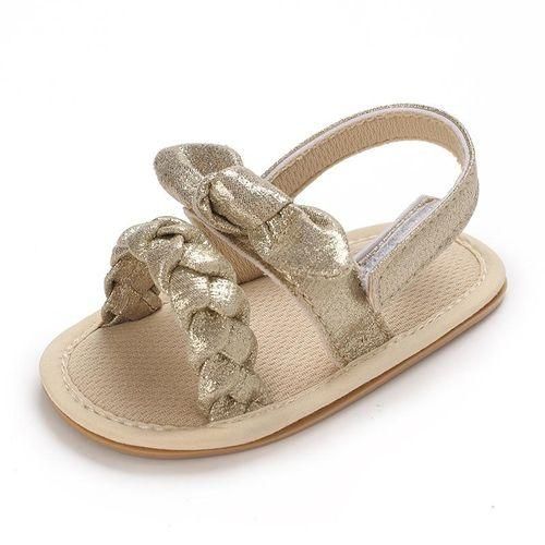 Cute Princess Flat Shoes Newborn Soft Rubber Sole Anti Slip Walking Shoes
