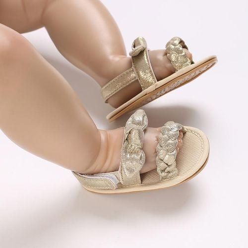 Cute Princess Flat Shoes Newborn Soft Rubber Sole Anti Slip Walking Shoes