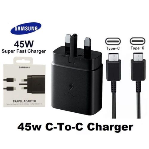 Samsung 45W Fast Charger With 1 Meter USB-C To USB-C Cable