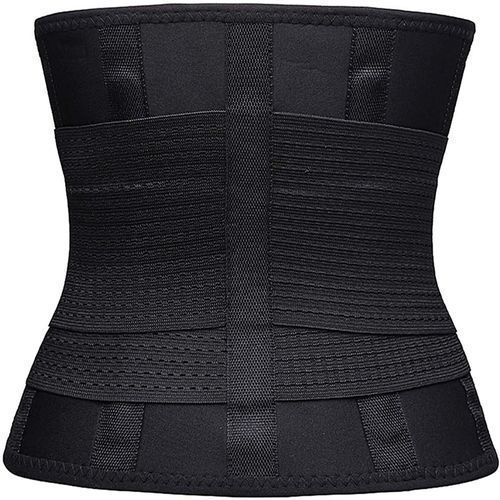 Waist Trainer Belt Waist Cincher Trimmer - Sport Girdle Belt - Black