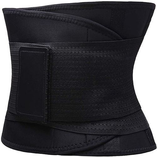 Waist Trainer Belt Waist Cincher Trimmer - Sport Girdle Belt - Black