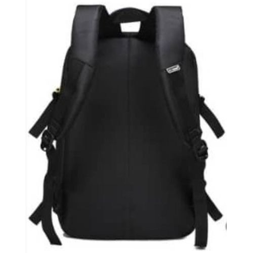 Hard Body Laptop Bag And Free Watch- Navy Blue, Black