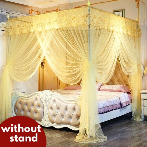 David Cozy Mosquito Net Without Stands & 3 Doors Design Bed Net  Bluepack CREAM
