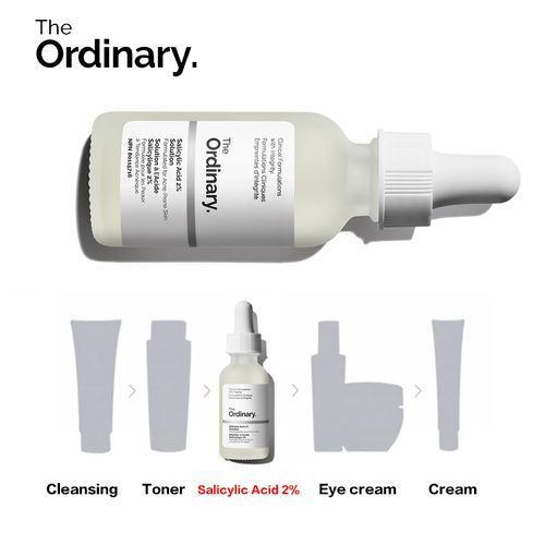 The Ordinary Salicylic Acid 2% Solution Facial Essence Treatment Acne Prone Skin Serum For Face Remover Acne Pimple Mark