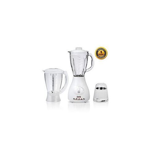 Saachi 3 In1 Double Jar Blender, 1.5 Litres – White (1 YR WRTY)
