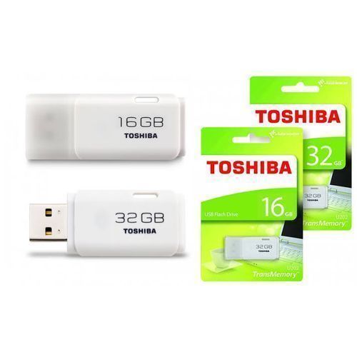 Toshiba USB 32GB Flash Disk Drive, TransMemory High Speed Pen Drive - White