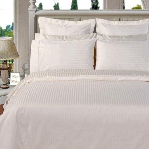 Grace Foam 5*6 4Pc Double Cotton Bedsheets - 2 Bed Sheets & 2 Pillow Cases - Cream