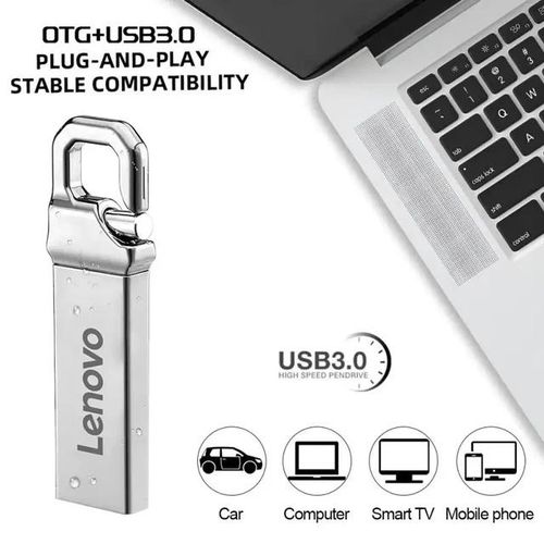 General 2TB USB 3.0 Pen Drive Metal Flash Drive With Type-c 1TB 512GB 256GB High-Speed Storage Waterproof Portable Flash Disk Grey