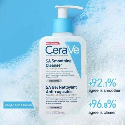 Cerave SA Smoothing Cleanser Acne Prone Oily Skin Washing Agent Anti-acne Facial Cleanser