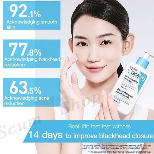 Cerave SA Smoothing Cleanser Acne Prone Oily Skin Washing Agent Anti-acne Facial Cleanser