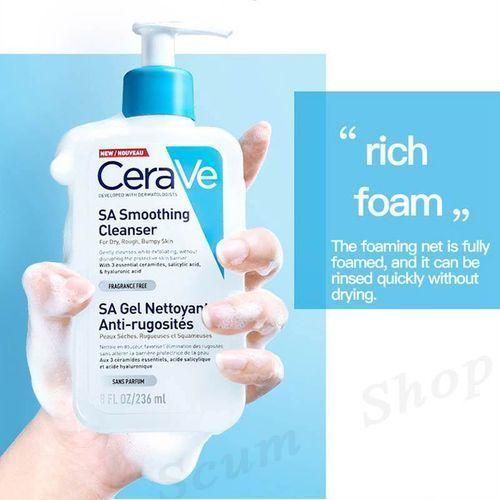 Cerave SA Smoothing Cleanser Acne Prone Oily Skin Washing Agent Anti-acne Facial Cleanser