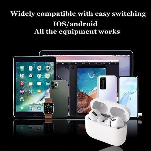 RichRipple Pro3 Bluetooth Headsets Wireless Pods Pro Earpods Earphones--Blue