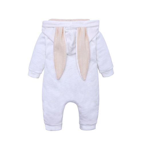 Unisex-Baby Newborn Long Sleeve Big White (6-)