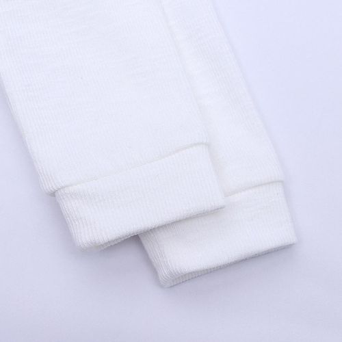 Unisex-Baby Newborn Long Sleeve Big White (6-)
