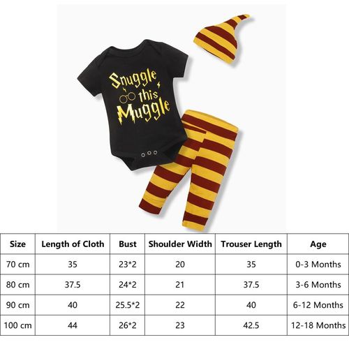 Fashion Letter Print 3 Pieces Unisex New Born Baby Receiving Sets-Baby Jumpsuit+Baby Hat +Baby  Pants