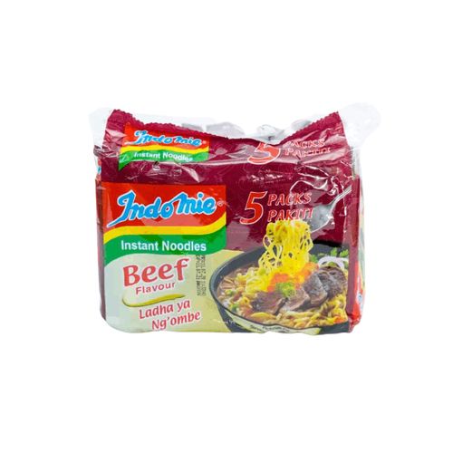 Indomie 5 in 1 pack of Noodles Beef - 70g