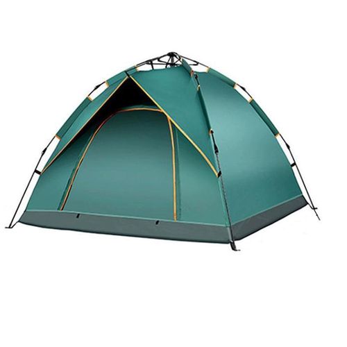 David Portable Family 1-4 Person Camping Tent Green