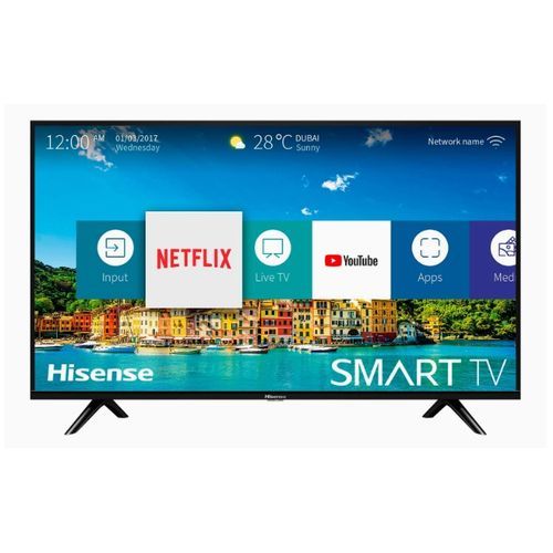 Hisense 40 Inch Smart(Views YouTube, Netflix, Google Play Stores For More App Installation) + Inbuilt Free Channel's Decoder LED TV