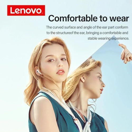 Lenovo LP40 Wireless Earphone Bluetooth 5.0 Waterproof Earphone Touch Control Headset White