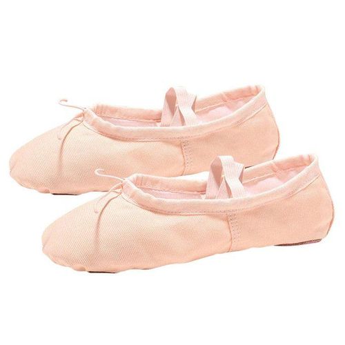Girls Women Ballet Pointe Shoes Dance Slipper Flats Skin Tone 34