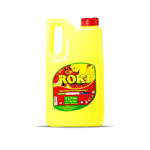 Roki Roki Vegetable Cooking Oil - 3L