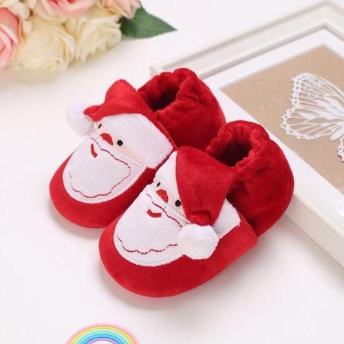Cute Baby Christmas Shoes Newborn Soft Soled Comfortable Walking Shoes