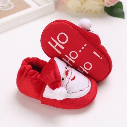 Cute Baby Christmas Shoes Newborn Soft Soled Comfortable Walking Shoes