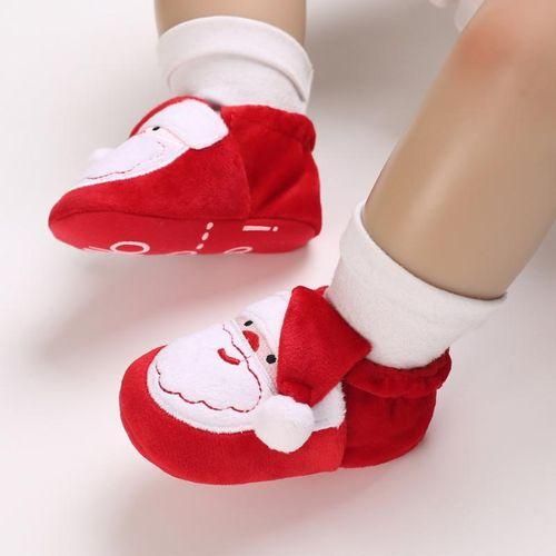 Cute Baby Christmas Shoes Newborn Soft Soled Comfortable Walking Shoes