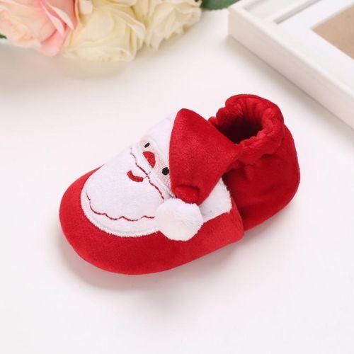 Cute Baby Christmas Shoes Newborn Soft Soled Comfortable Walking Shoes