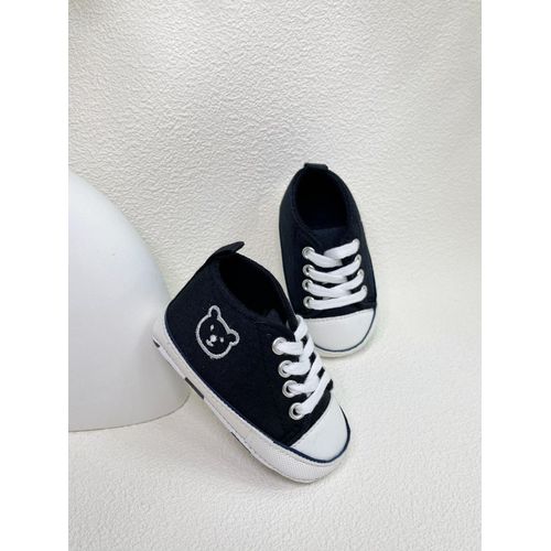 Baby Boy Cartoon Canvas Casual Sneakers Newborn Soft Soled Comfortable Walking Shoes