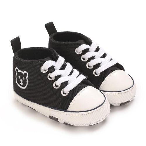 Baby Boy Cartoon Canvas Casual Sneakers Newborn Soft Soled Comfortable Walking Shoes