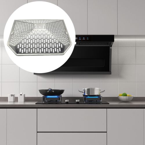 Range Hood  Stainless Steel Hexagonal Mesh Cover Range