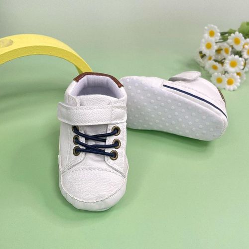 Fashionable Baby Leather Sneakers Infant Boys Soft Soled Comfortable Walking Shoes