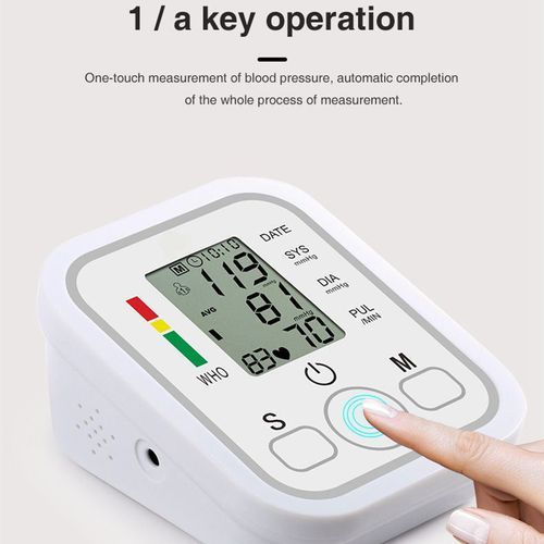 Ace Elec Arm Blood Pressure Monitor Meter-LCD Digital Display