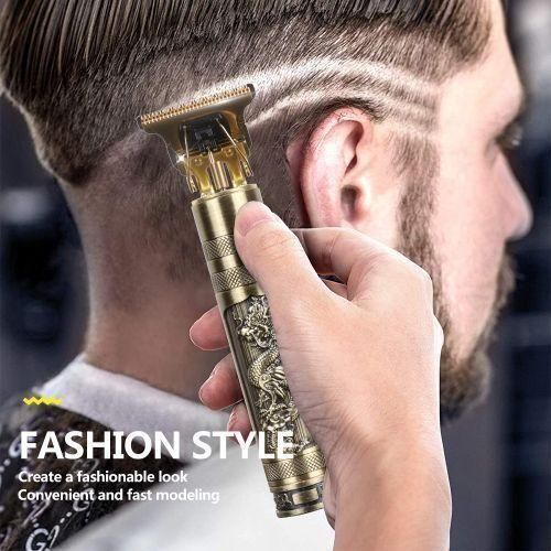 Dragon Monster Rechargeable Metal Hair Clipper Gold
