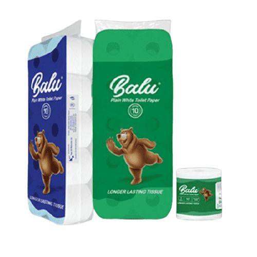 Toss BALU TOILET PAPER 10PC - White