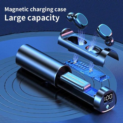N21 Tws In Ear Headphones Blutooth Waterproof LED Flashlight Earphone Bluetooth Earphones Wireless Headphone Sale Hifi Sport
