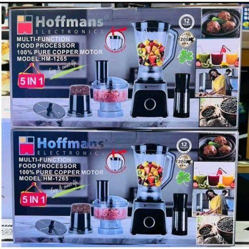 Hoffmans 5 In 1 Multifunction Electric Blender 1.8L - Black