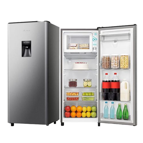 Hisense 229 Liters Single Door Silver Fridge With Dispenser - Silver 3Yrs Wrnty